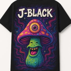 Camisa Black Cogumelo